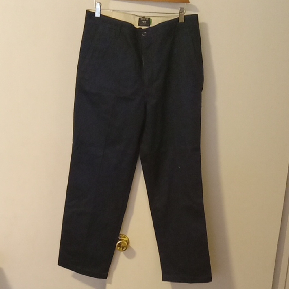 Dockers Navy Blue Chinos Relaxed Fit Cropped Chinos